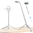 thumbnail image 1 of Trípode para teléfono ULANZI TT88 extensible con palo para selfies y clip, 1 of 8