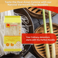 thumbnail image 6 of Asian Best Gluten Free, Non GMO, Pho noodle, Banh pho, Rice noodles, Rice Stick Rice vermicelli, Medium Size 1 Lbs 454g (2 Pack), 6 of 6