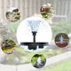 thumbnail image 1 of Fuente de agua solar Piscina Estanque Cascada Jardín al aire libre Pájaro Baño Decoración Ndcxsfigh Nuevos Originales, 1 of 8