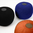 thumbnail image 4 of English Home Round Ottoman Pouf Foot Stool Large Knitted Pouffe Stool Seat Cushion Boho Home Decor Extra Seating Floor Cushion for Living Room, Bedroom, Indoor, Outdoor 37 x 50 cm Terracotta, 4 of 7