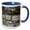 Blue/White, variant on 3drose, Old Stone Wall, 11oz Mug