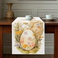 thumbnail image 2 of Home Decor Easter Table Runner Linen Bunny Print Home Tablecloth Holiday Party Table Decoration Tablecloth Mat D,Décor pour la maison, 2 of 5