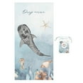 thumbnail image 1 of CSChome Towel Hidden Buckle Design Portable Kids Bath Towel Superfine Fiber Cartoon, 1 of 7