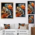 thumbnail image 4 of Designart "Nighttime Toad Pair II" Frogs & Toads Floater Framed Canvas Art Print, 4 of 5