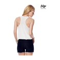 thumbnail image 2 of Aeropostale Hi-Lo Crop Tank Top para mujer, blanco, extra pequeño, 2 of 3