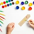 thumbnail image 4 of 10pcs Wood Blank Bookmarks Unfinished Wood Tags Creative Wooden Craft Bookmarks, 4 of 8