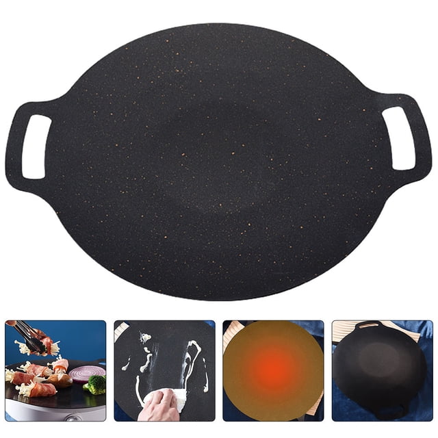SWETRACE Barbacoa Pan Antiadherente Piedra Médica Para Uso En Cocina