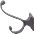 thumbnail image 3 of Heavy-Duty Coat & Hat Hook, 3-7/16" High, 2-15/16" Projection, Matte Black by Stone Harbor Hardware, 3 of 3