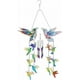 thumbnail image 1 of DIY Dotted Diamond Art Painting Wind Chime Kit Three-Dimensional Sun Catchers Diamonds Paintings Hanging Ornaments For Spring Garden Double-Sided Point D, 1 of 5