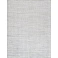 thumbnail image 1 of Pasargad PBFE-04 6x9 6 x 9 ft. Slate Hand-Loomed Bamboo Silk & Wool Area Rug, Ivory & Silver, 1 of 1