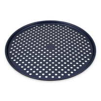 Zyliss Durable Non-Stick Pizza Tray, 14in Carbon Steel Dark Blue Pizza Pan