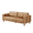 PU Orange, variant on 83" Wide Modern 3-Seater Upholstered Faux Leather Sofa, Comfort Deep Seat Couch with Spring Supported Cushion & Detachable Back Pillows for Multi-Space Home Use