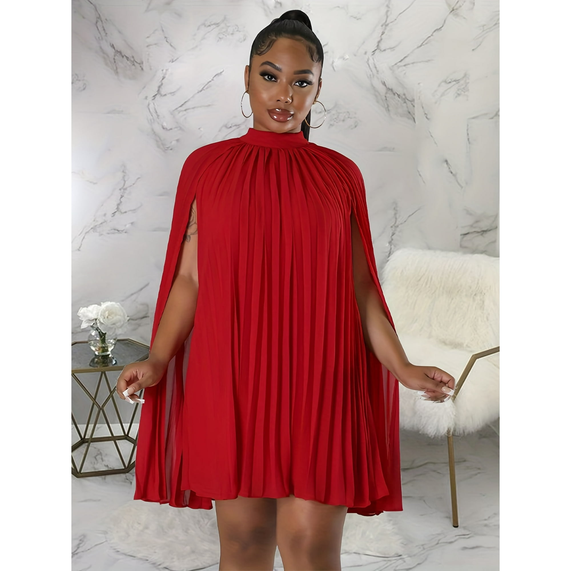 Cape dress for wedding guest hotsell