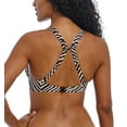 thumbnail image 3 of Freya Fiji Falls High Apex Underwire Bikini Top (206813),34F,Black, 3 of 6