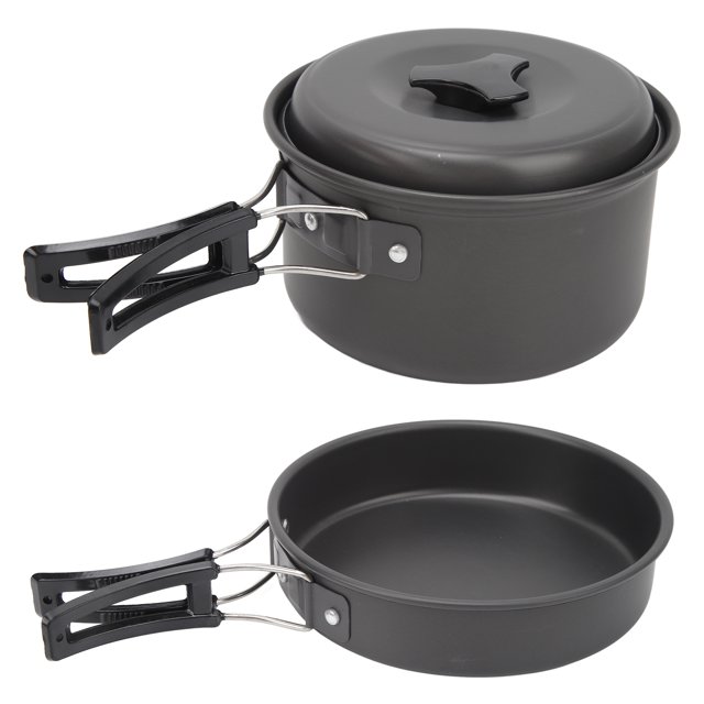 Ensemble de Cuisine de Camping, Kit de Cuisine de Camping, Ensemble de Casseroles de Camping, Ensemble de Casseroles de Camping, Fonctionnement Fluide