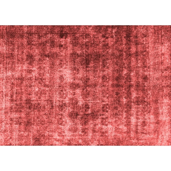 Ahgly Company Machine Washable Indoor Rectangle Persian Red Bohemian Area Rugs, 5' x 7'