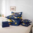 thumbnail image 6 of Homewish Cartoon Excavator 7-Piece Twin Bedding Sets,Construction Vehicles Bedding Comforter Set,Red Yellow Deepblue Sheet Sets For Teens Kid,Luxury Bedroom Decor Reversible, 6 of 8