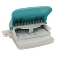 thumbnail image 2 of Hole Punch, Positioning Punching Office Hole Punch Plastic Bottom Pad  For Bookbinding Documentation Light Blue, 2 of 8