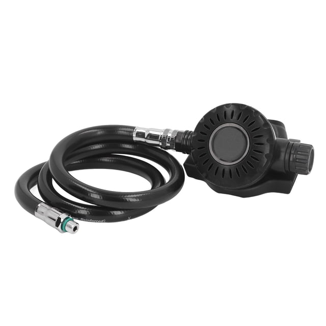 Válvula de respiración de Buceo, Válvula Secundaria de Respiración de Buceo con tubo de Presio Reemplazo de Equipo de Buceo