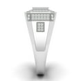 thumbnail image 3 of CARATS FOR YOU Mens Pinky Ring 0.63 Carat White Natural Diamond 14KWhite Gold (I-J Color, I2-I3 Clarity), Ring Size-9.5, 3 of 5