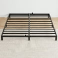 thumbnail image 3 of 6-inch Metal Low Bed Frame with Metal Slat Support, No Box Spring Needed, 3 of 6