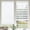 White-20"W x 72"H, variant on Cordless Zebra Window Blinds White 20"W x 72"H Day and Night Roller Shades
