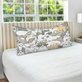 thumbnail image 4 of Cute Doodle Dogs Pillowcases, Soft and Cozy Decor Giftsative Pillow Cases with Hidden Zipper for Bedroom, Sofa, Couch, Queen Size 20x30 Inches（68）, 4 of 6