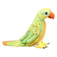 thumbnail image 1 of de peluche, pájaro de peluche, juguete decorativo, loro, juguete de fiesta para niños, para sala de estar, 19,69 x 10,24 pulgadas Amarillo, 1 of 8