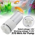 thumbnail image 2 of 12V Silent Mini Electric Oxygen Pump Aquarium Fish Tank Aeration S0S4 Pump, 2 of 8