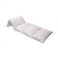 thumbnail image 4 of Retro Floor Pillow Lounger Cover, Flamingo Birds on Minimalist Polka Dots Background Illustration, Nap Mat Printed Fabric Case for 5 Pillows, 88" x 27", Pale Pink White, by Ambesonne, 4 of 5