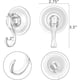 thumbnail image 3 of Wreath Hanger Suction Cup Hook Heavy Duty Vacuum Wall Window Shower Suction Cup Hook And Wreath Hanger For Front Door, 3 of 3