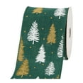 thumbnail image 1 of Cinta de Navidad Gloria 2,5 pulgadas DIY Regalos de Navidad dorado, 1 of 9
