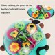 thumbnail image 3 of Electric Transparent Gear Beetle, With Universal Walking, Light Music Effect, Attract People's Eyes, Exquisite And Cute, Best Birthday Gift Christmas, 3 of 4
