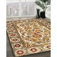 thumbnail image 2 of Ahgly Company Indoor Rectangle Traditional Mahogany Brown Persian Area Rugs, 3' x 5', 2 of 6