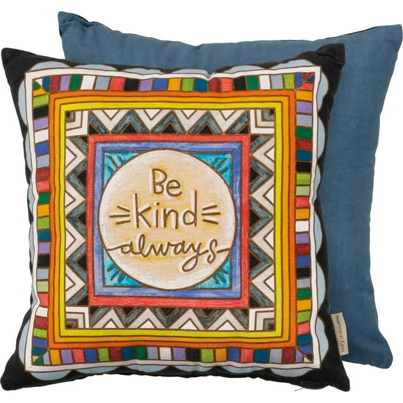 Primitives By Kathy 113470 Be Kind Always Throw Pillow, 16-inch Square