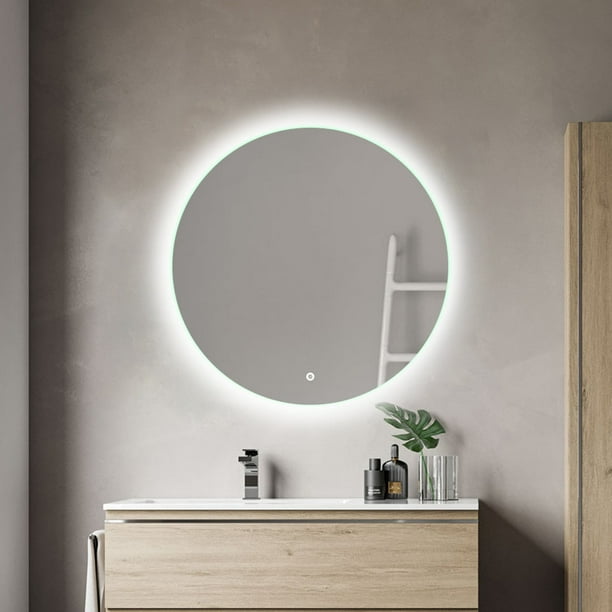 Beveled Frameless Lighted Bathroom / Vanity Mirror