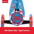 thumbnail image 5 of Huffy Marvel Spidey & His Amazing Friends Light-Up Toddler Scooter, Ages 3+, 5 of 12