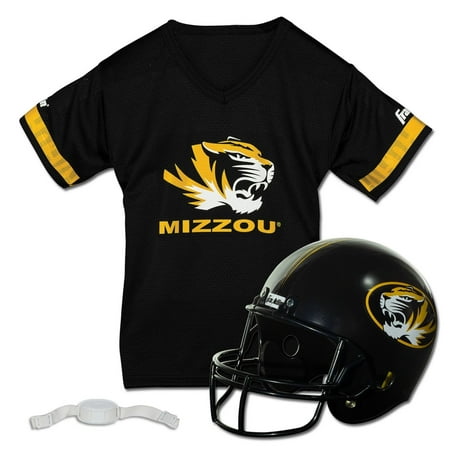 Franklin Sports NCAA Missouri Tigers Helmet Jersey Set