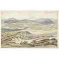 thumbnail image 3 of Jan Siberechts 24x17 Black Modern Framed Museum Art Print Titled - View of the Mountains of High Peak in Derbyshire (1699), 3 of 5