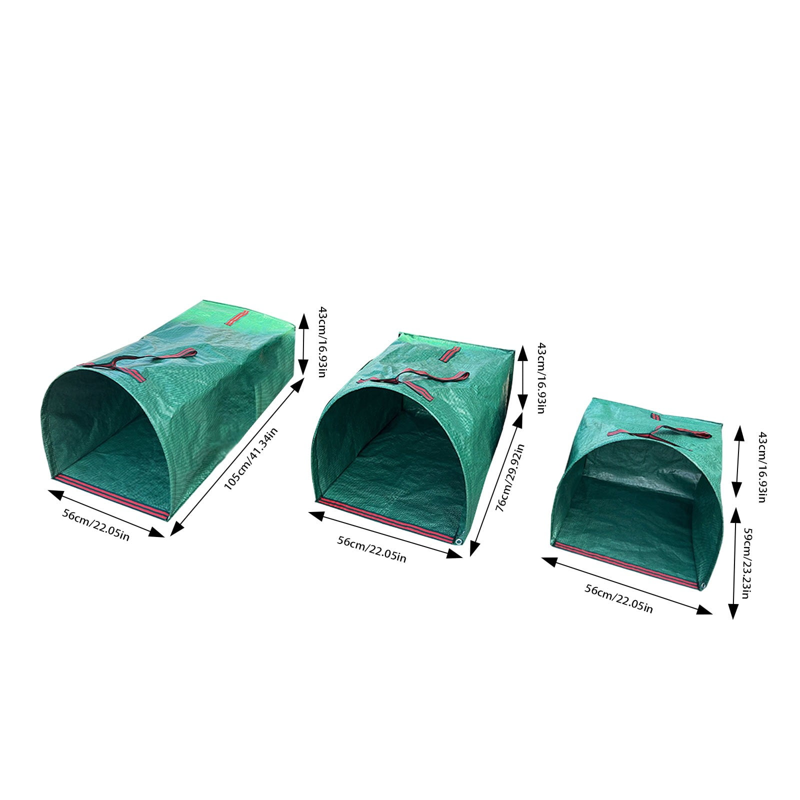 Large Capacity Outdoor Yard Waste Leaf Collector Dustpan Type Rain Proof PP Material Gardening Tool for Efficient