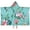 Pioneer Flower Floral-1, variant on Pioneer Flower Floral Print Pattern Hooded Bath Towel,50"x30" for Ages 3 To 12 Kids, Quick Dry Lightweight Soft Microfiber Hood Beach Towel Cover Up for Kids