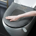 thumbnail image 2 of WREESH Summer Toilet Cover Toilet Cover Plus Velvet Toilet Sticker Zipper Type, 2 of 5