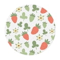thumbnail image 3 of YFYANG Round Fitted Table Cloth, Waterproof Strawberry Floral Graffiti Pattern Polyester Table Cover, Indoor Outdoor Decorative Tablecloths with Elastic Edge, 3 of 7