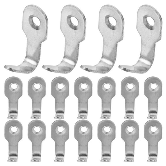 Raindrops 20pcs Stainless Steel With Screws Outdoor Hanger Hanging Hook Decorative Heavy Duty Coat Hooks Kitchen Utility Hook