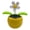 Q, variant on iaksohdu Car Ornament Funny Solar Powered Cartoon Vibrant Ornamental Decoration Gifts Automobile Dashboard Dancing Flower Swinging Toy for Friend