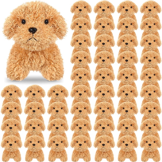 Perritos de peluche Liliful, 50 unidades para niños, 12 cm