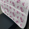 thumbnail image 3 of Love Microwave Oven Cover, Pink Hearts and Pony Horse Girls Design Animal Cartoon, Water Resistant Organizer with Pockets for Kitchen, 36" x 12", Hot Pink White, by Ambesonne, 3 of 4