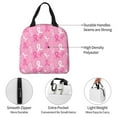 thumbnail image 3 of KLL Breast Cancer Awareness (3) Print Insulated Lunch Bag Women, Reusable Cute Tote Lunch Box for Adult & Men, Leakproof Cooler Lunch Bags for Work Office Travel Picnic, 3 of 5