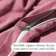 thumbnail image 4 of Neutral Solid Color 3-Piece Duvet Cover Set by Southshore Fine Linens, 4 of 9