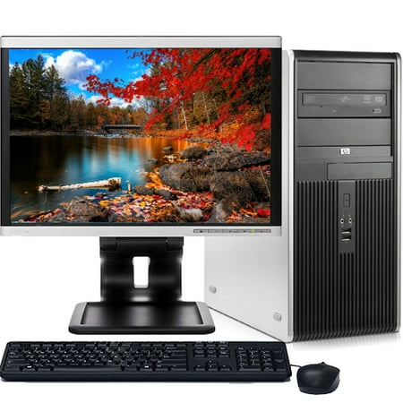 Hp Desktop Computer Bundle Tower Pc Core 2 Duo Processor 4gb Ram Hp Desktop Computer Bundle Tower Pc Core 2 Duo Processor 4gb Ram 160gb Hard Drive Dvd